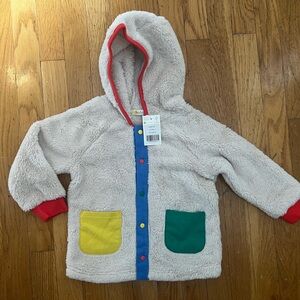 NWT Mini Boden Borg Jacket 2-3y